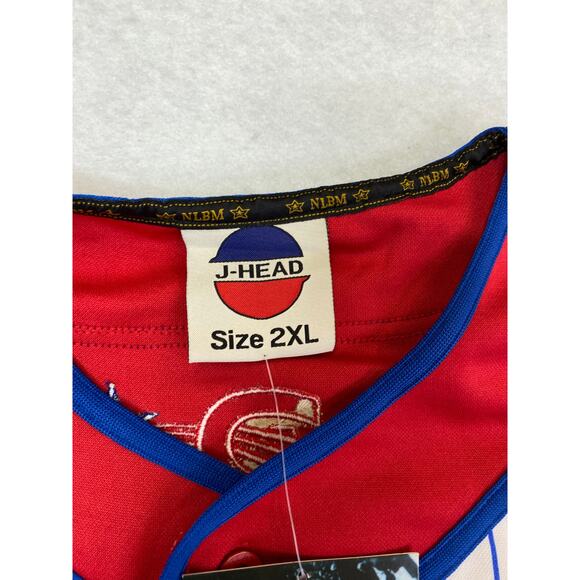 NWT Philadelphia Philly Stars Negro League Baseball Jersey Mens 2XL J-Head - Picture 6 of 7